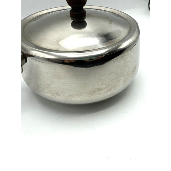 Vintage Stainless Steel Sauce pot With Wooden Handle made in Japan - Picture 3 of 10